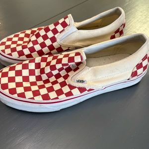 Checkered Vans size 11